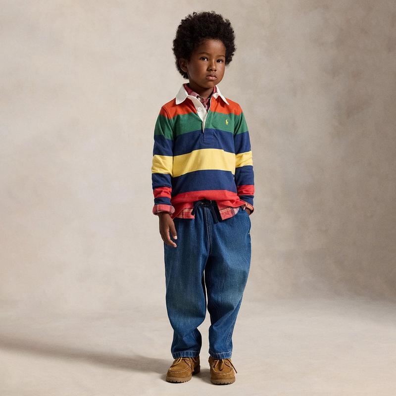 Polo Ralph Lauren Boys' [2-7] Striped Cotton Rugby Shirt