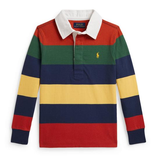 Boys' [2-7] Striped Cotton Rugby Shirt | Polo Ralph Lauren