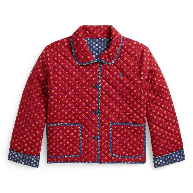 Polo Ralph Lauren Junior Girls' [7-16] Floral Quilted Reversible Poplin Jacket