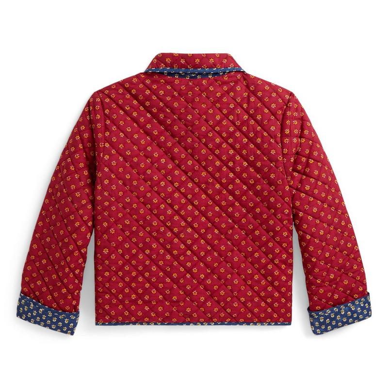 Polo Ralph Lauren Junior Girls' [7-16] Floral Quilted Reversible Poplin Jacket
