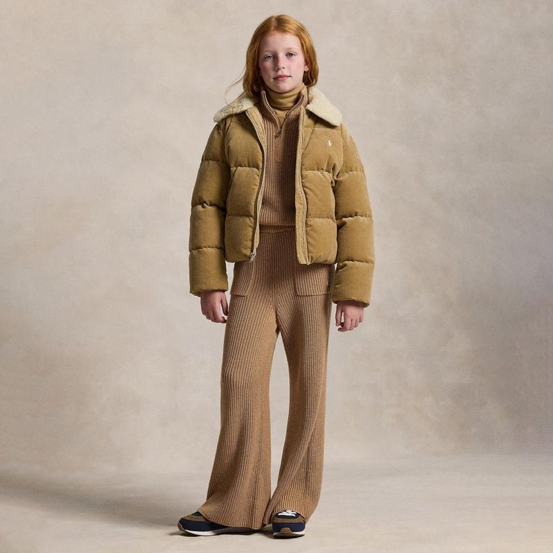 Polo Ralph Lauren Junior Girls' [7-16] Cotton Corduroy Down Jacket
