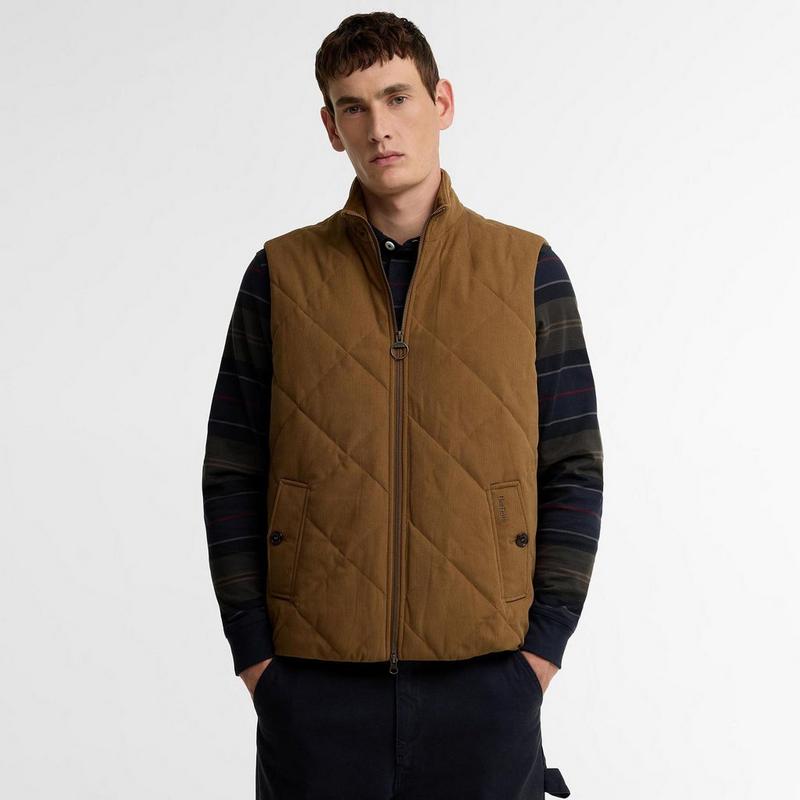 Barbour Veste sans manches matelass&eacute;e Corden pour hommes
