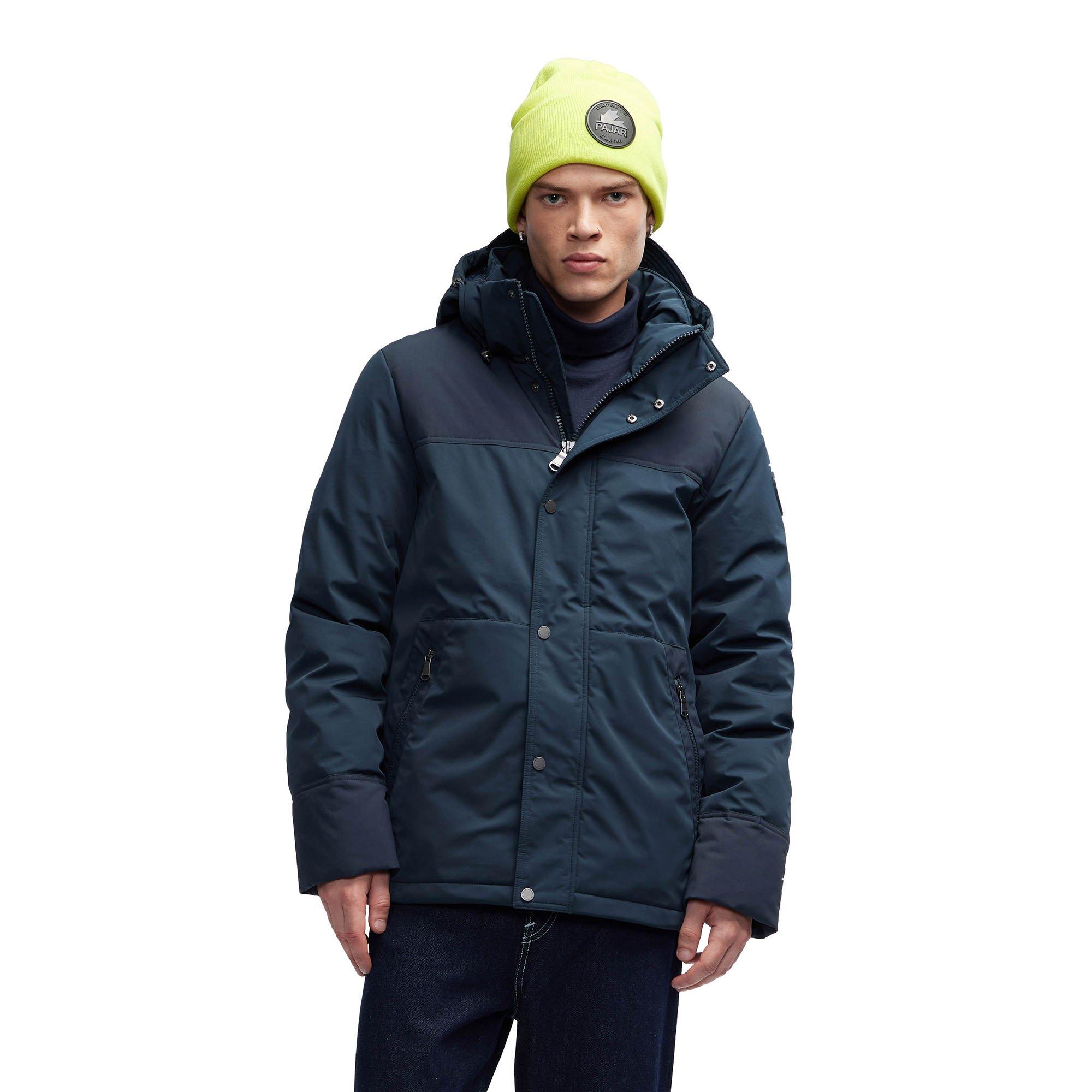 Pajar Wiyot Mixed-Media Puffer Jacket with Removable Hood - Men's
