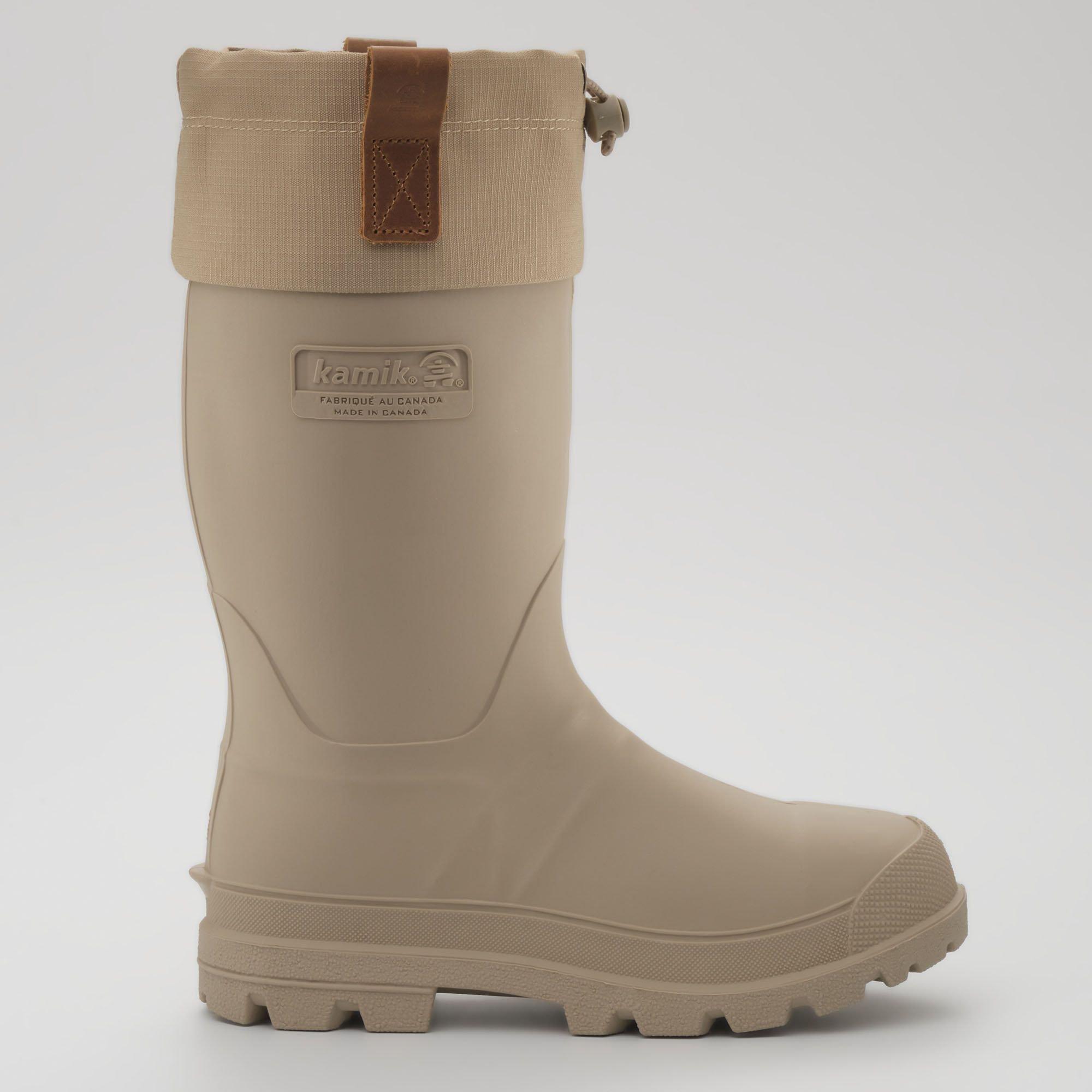 Kamik | Women's Tundra Rubber Boots, Fossil, Size 9