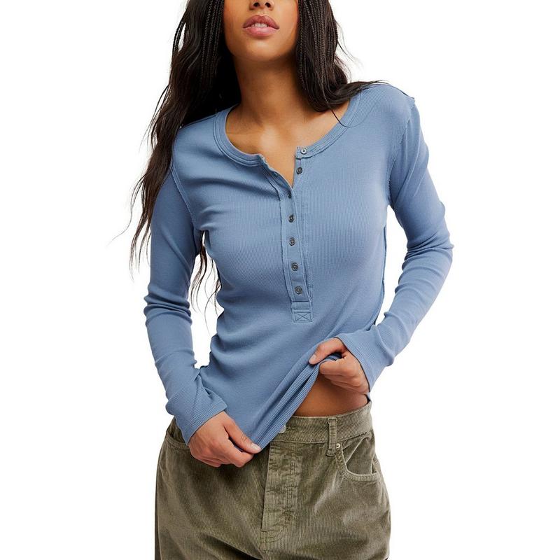 Free People Haut henley Jamie pour femmes
