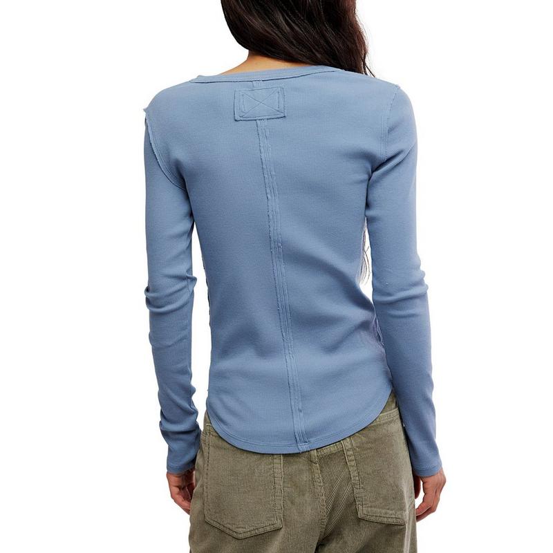 Free People Haut henley Jamie pour femmes