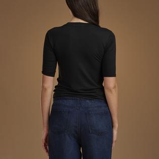 Splendid T-shirt &agrave; manches trois-quarts en m&eacute;lange de bambou pour femmes