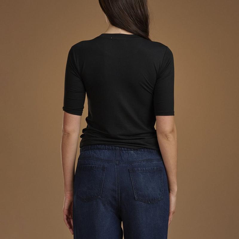 Splendid T-shirt &agrave; manches trois-quarts en m&eacute;lange de bambou pour femmes