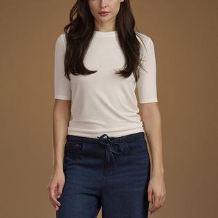 Splendid T-shirt &agrave; manches trois-quarts en m&eacute;lange de bambou pour femmes