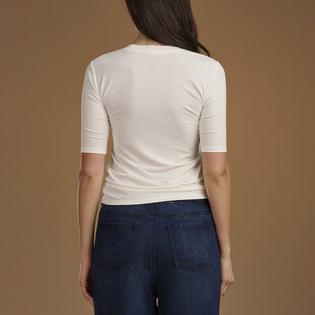 Splendid T-shirt &agrave; manches trois-quarts en m&eacute;lange de bambou pour femmes