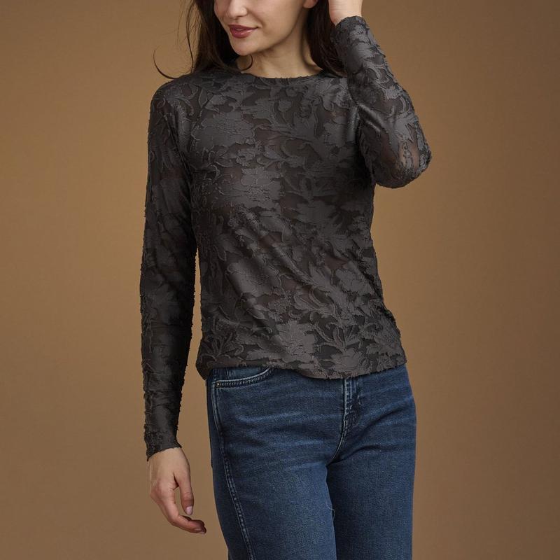 Splendid Haut &agrave; manches longues Cecelia Floral pour femmes