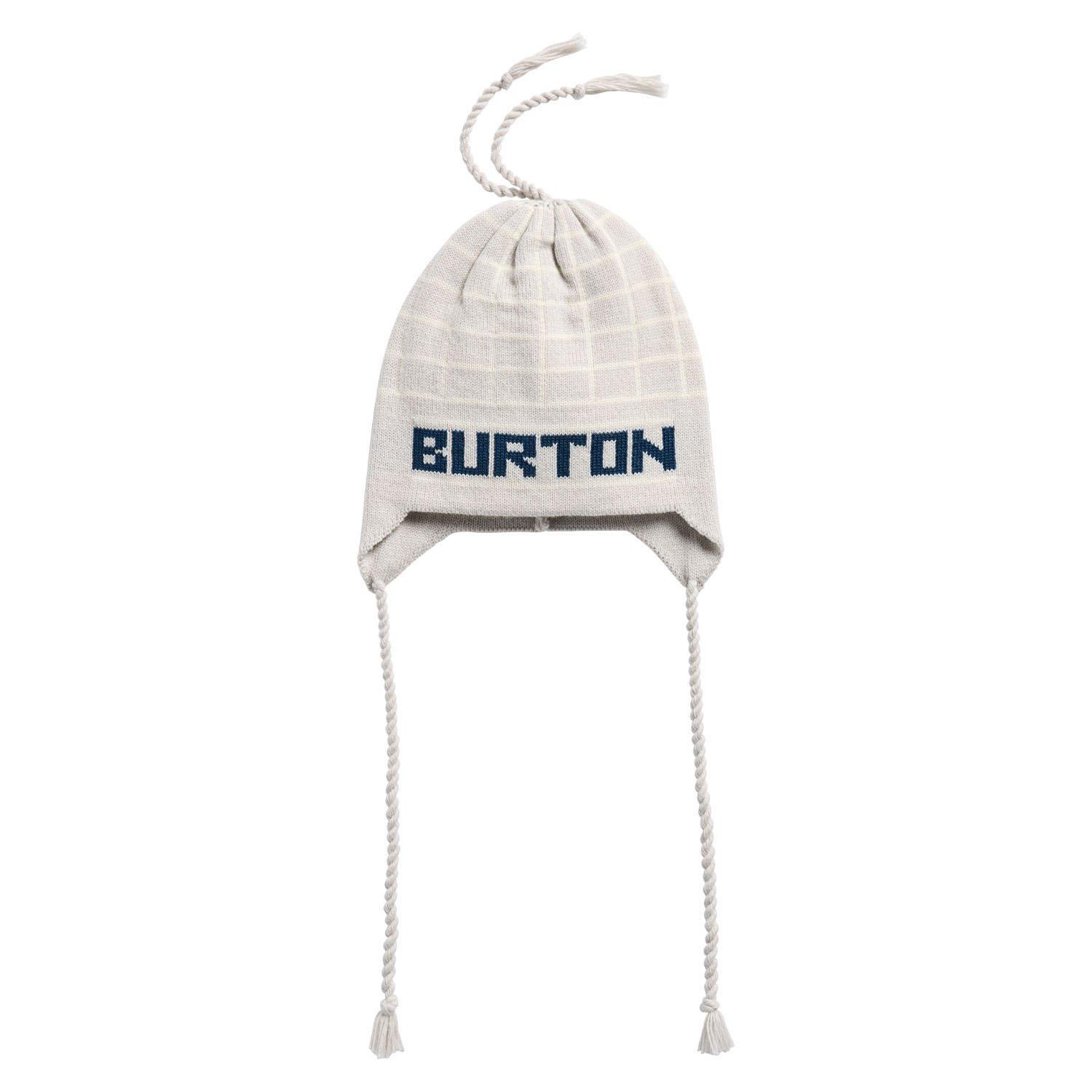 Burton | Unisex 50/50 80s Earflap Beanie, Heather Grey