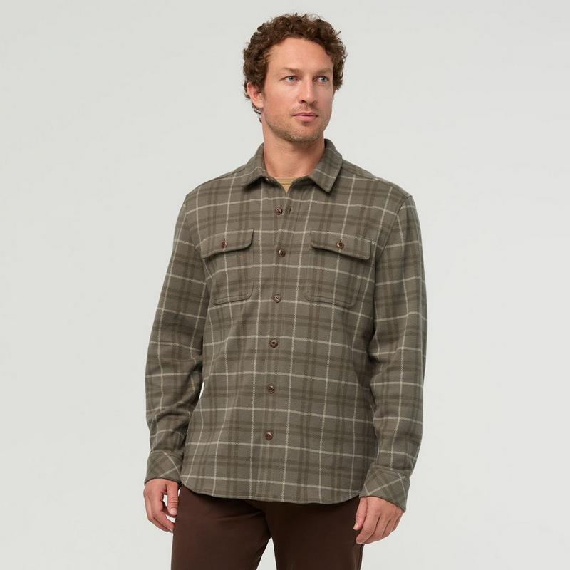 DUER Men's Performance Flannel Overshirt