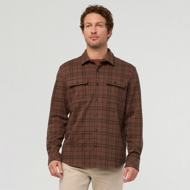 DUER Men's Performance Flannel Overshirt