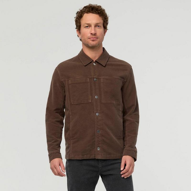 DUER Veste en moleskine No Sweat pour hommes