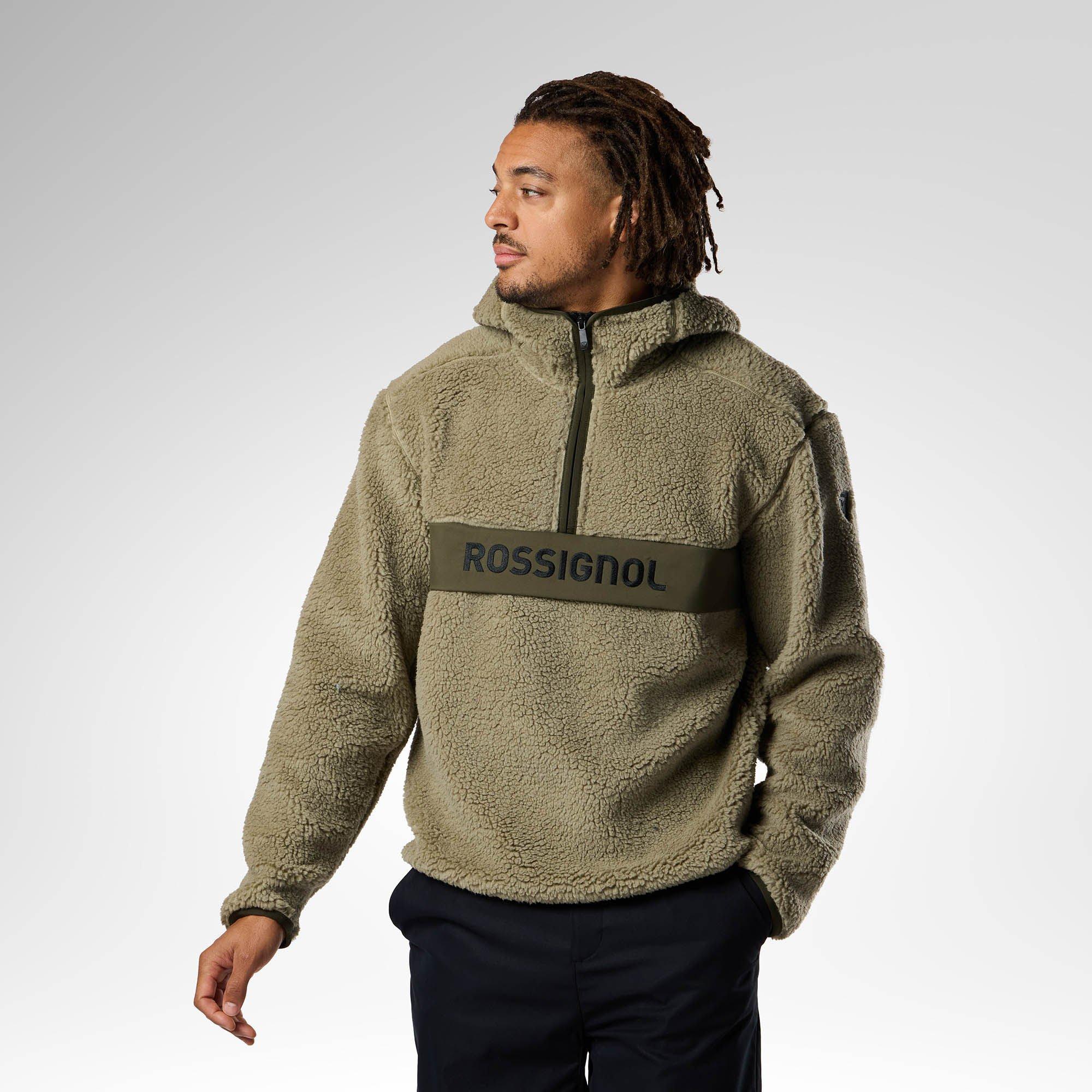 Rossignol | Men's Alltrack Anorak Fleece Top, Vetiver, Size Medium