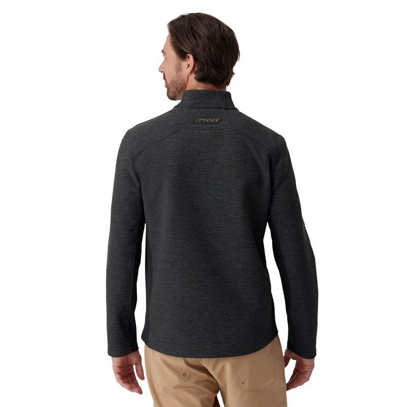 Spyder Men's Bandit Sweater Fleece Quarter-Zip Top