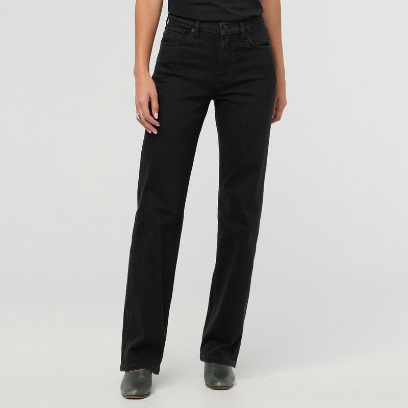 DUER Women's Performance Denim+ High Rise Straight Jean