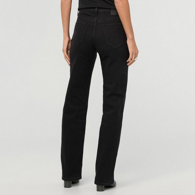 DUER Women's Performance Denim+ High Rise Straight Jean