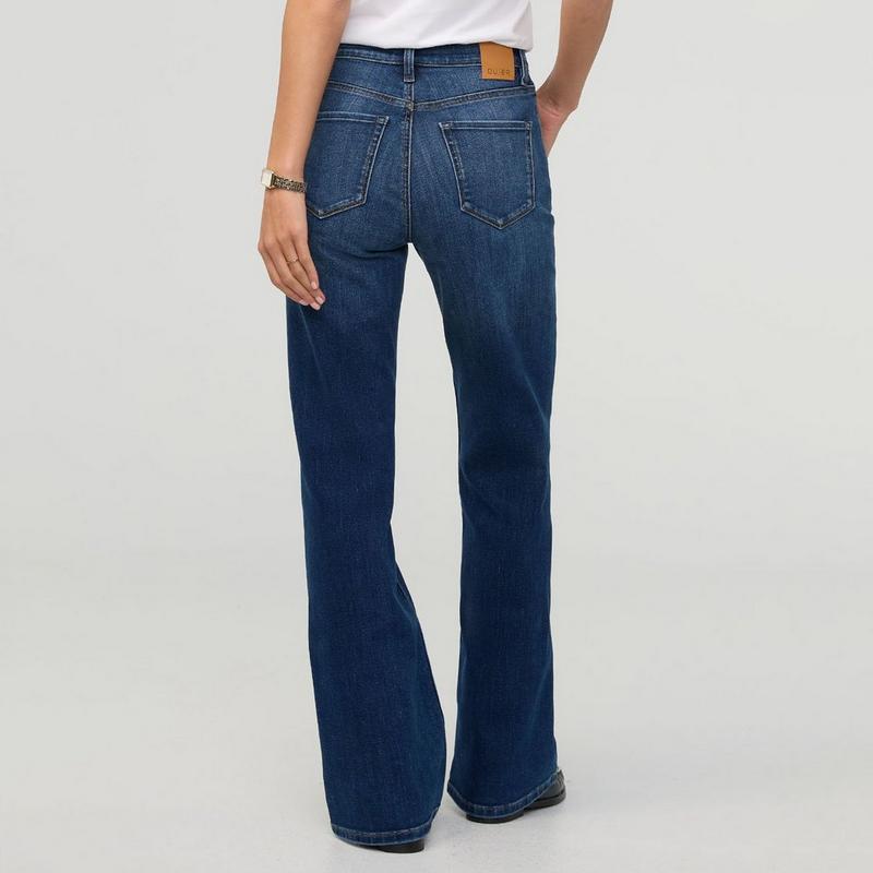 DUER Women's Performance Denim+ High Rise Wide Leg Jean