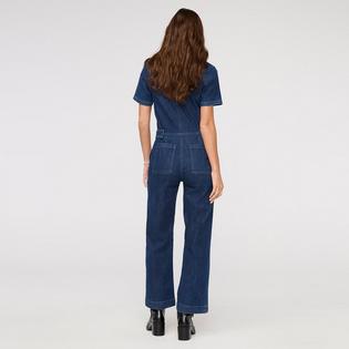 DUER Women's Performance Denim Short Sleeve Jumpsuit