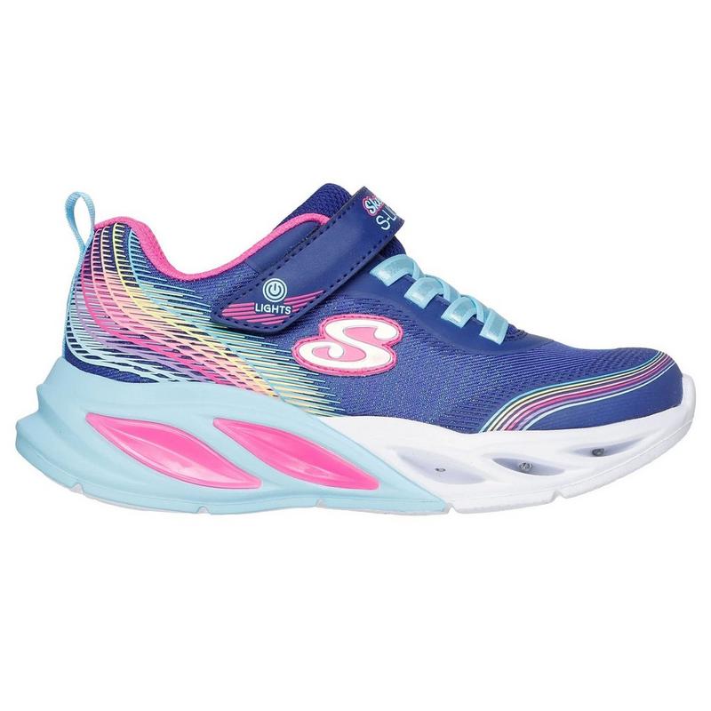 Skechers Kids' [11-5] S-Lights Cosmic Glow Rainbow Dream Shoe