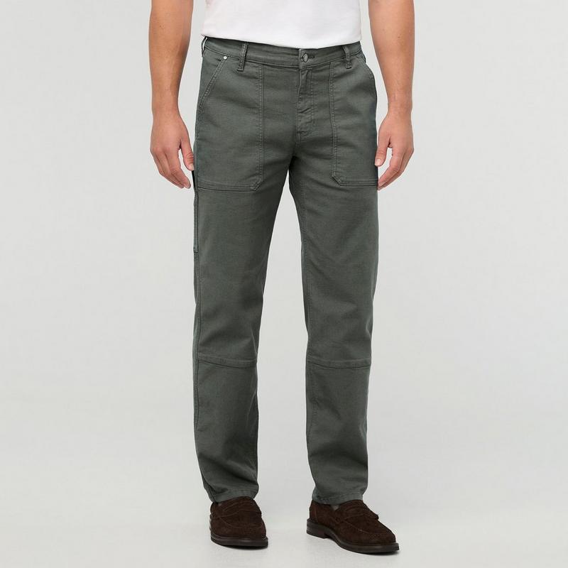 DUER Pantalon utilitaire en toile extensible pour hommes