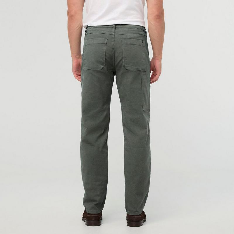 DUER Pantalon utilitaire en toile extensible pour hommes