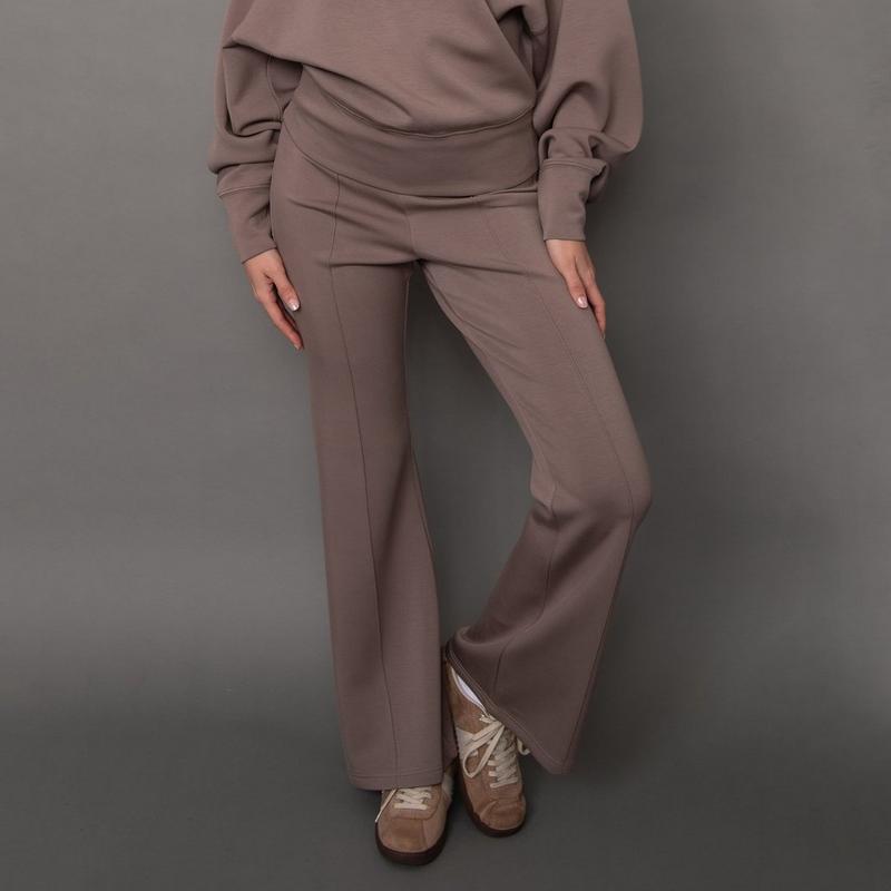 Oak & Ivy Women's Flamme Soft Knit Flare Pant
