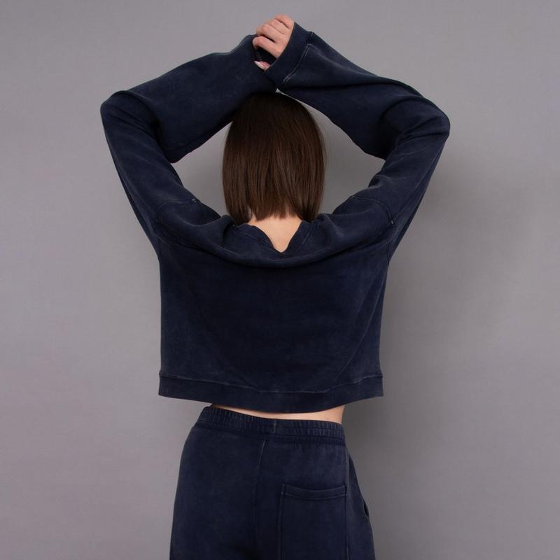 Oak & Ivy Women's Beatrice Mineral Wash Soft Knit Sweatshirt