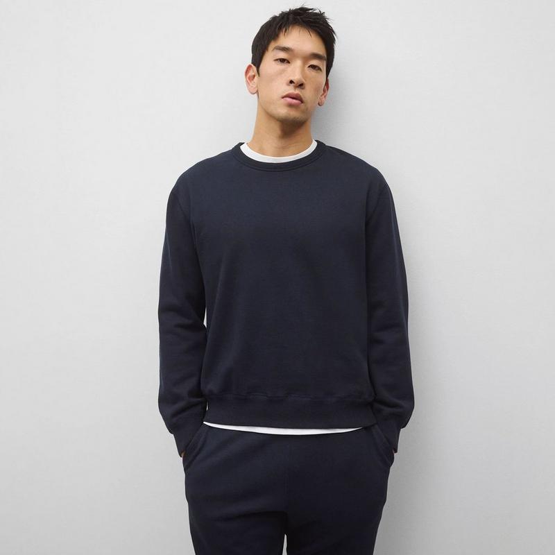 Reigning Champ Chandail ras du cou en tissu bouclette mi-&eacute;pais pour hommes