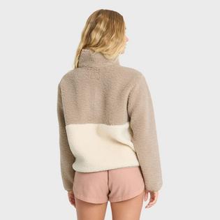 Billabong Chandail &agrave; demi-glissi&egrave;re en sherpa Horizon pour femmes