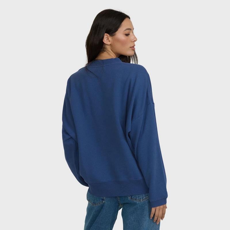 Billabong Women's Surf Camp Heritage Palm Crew Neck Sweatshirt