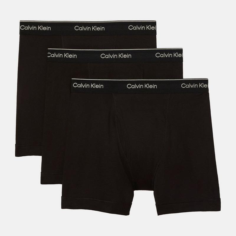 Calvin Klein Cale&ccedil;ons boxeurs Classic en coton pour hommes (paquet de 3)