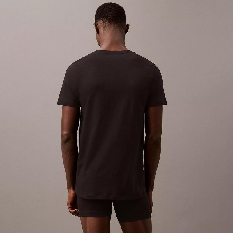 Calvin Klein T-shirt &agrave; coupe classique en coton pour hommes (paquet de 3)