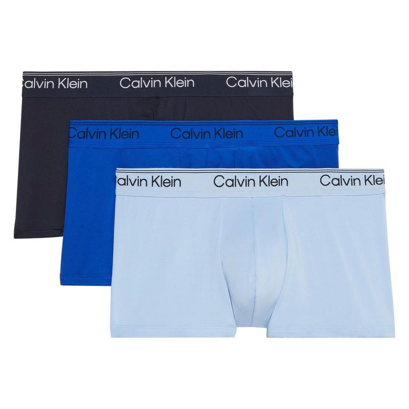 Calvin Klein Men's Microfiber Stretch Low Rise Trunk Boxer Brief (3 Pack)