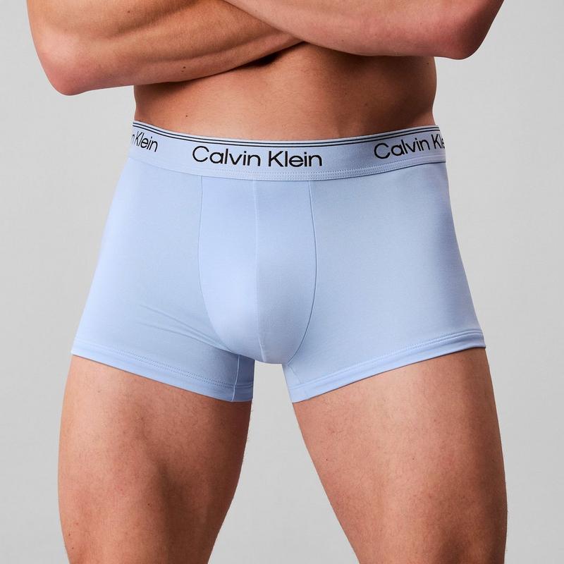 Calvin Klein Men's Microfiber Stretch Low Rise Trunk Boxer Brief (3 Pack)