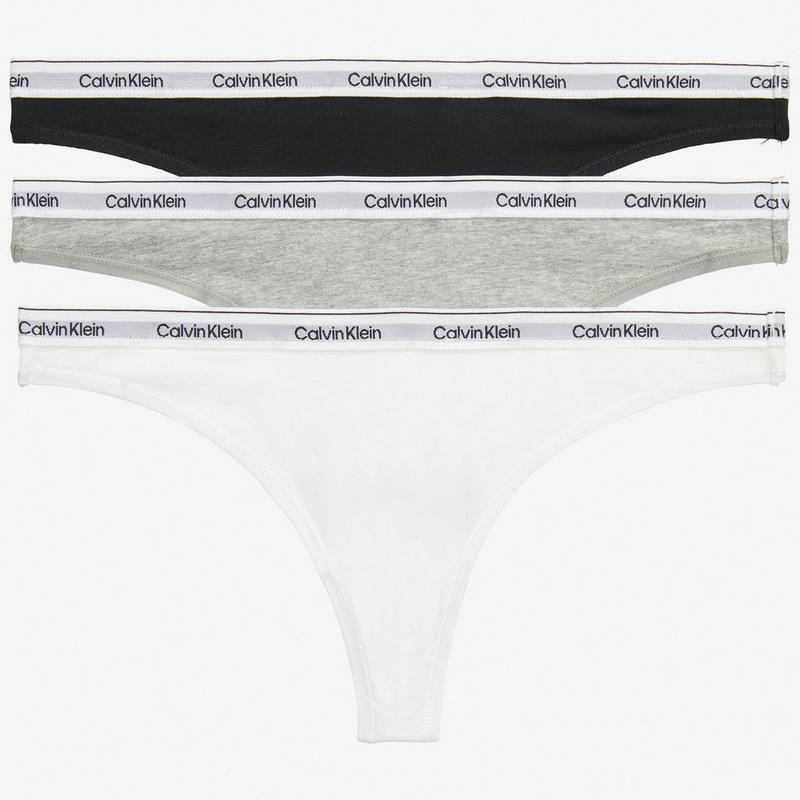 Calvin Klein Culottes tanga Icon Logo pour femmes (paquet de 3)