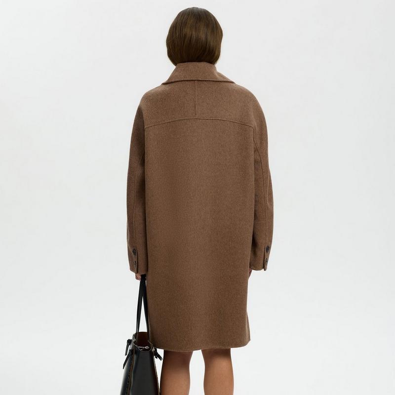 Selected Women's Geri Handmade Wool-Blend Coat
