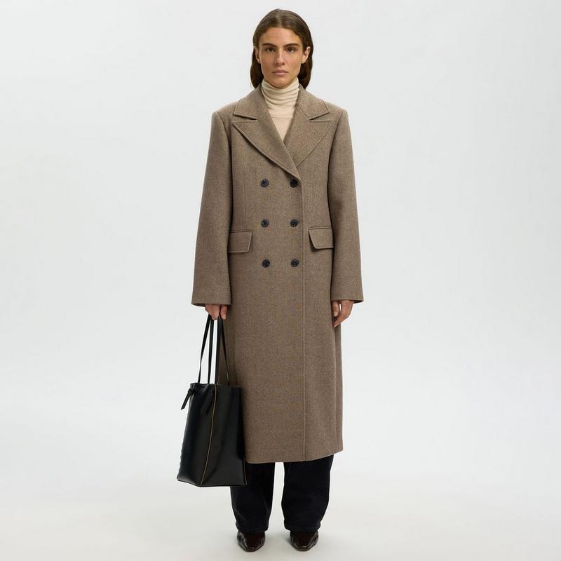 Selected Women's Heritage Wool Blend Coat