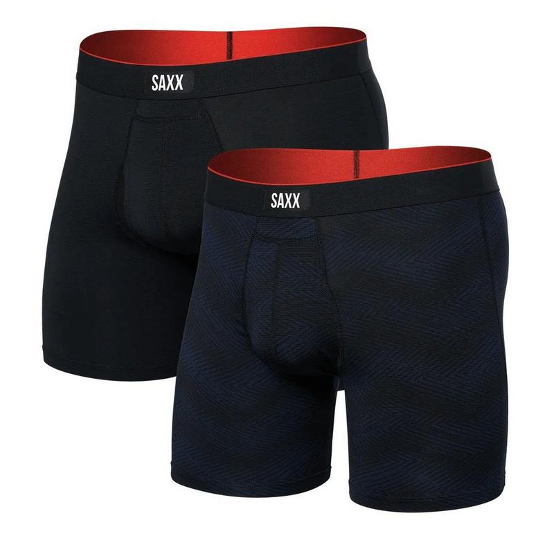Saxx Men's Multi-Sport Mesh Boxer Brief (2 Pack)