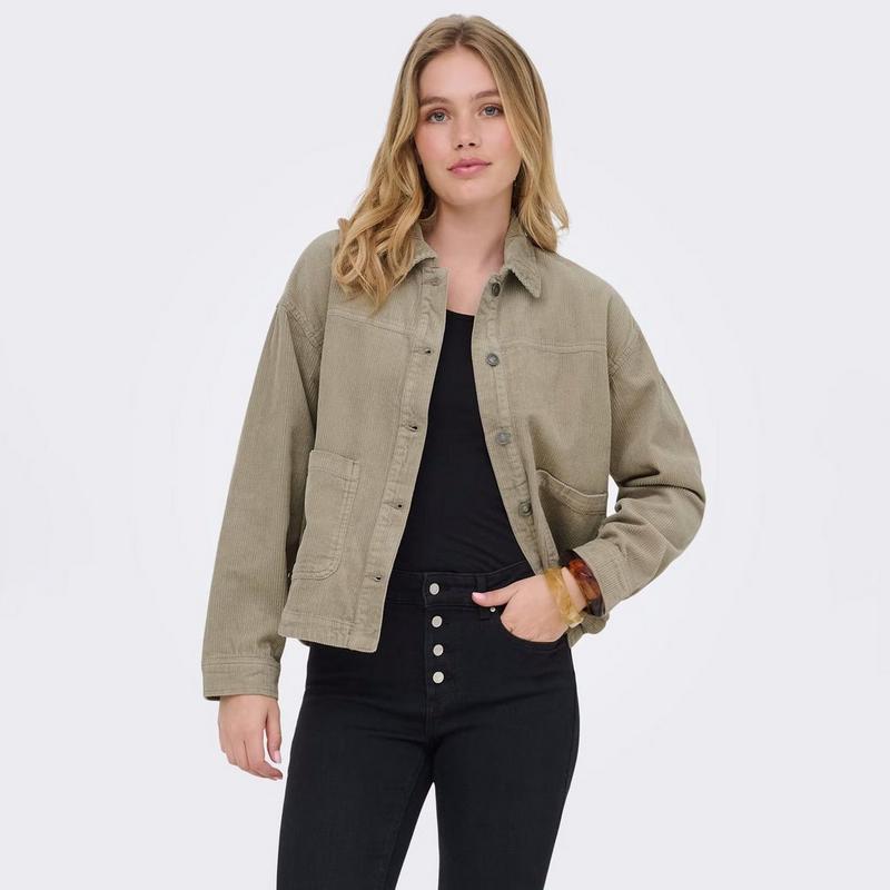 Only Veste en velours c&ocirc;tel&eacute; Kana pour femmes