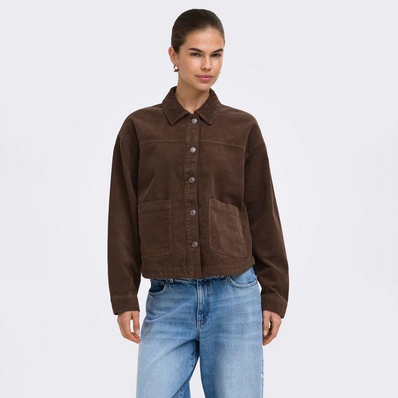 Only Veste en velours c&ocirc;tel&eacute; Kana pour femmes