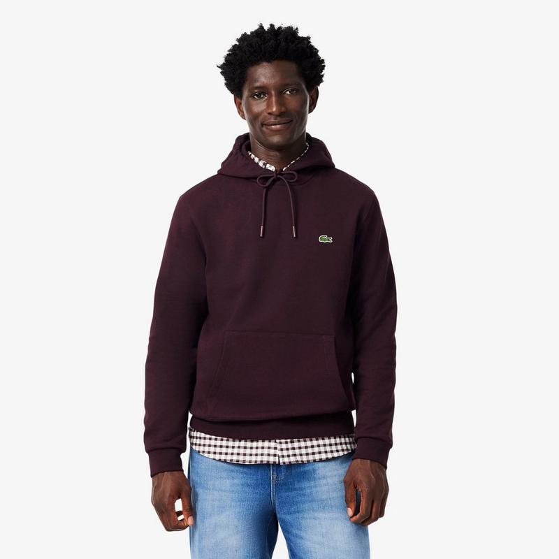 Lacoste Chandail &agrave; capuchon en molleton de coton pour hommes