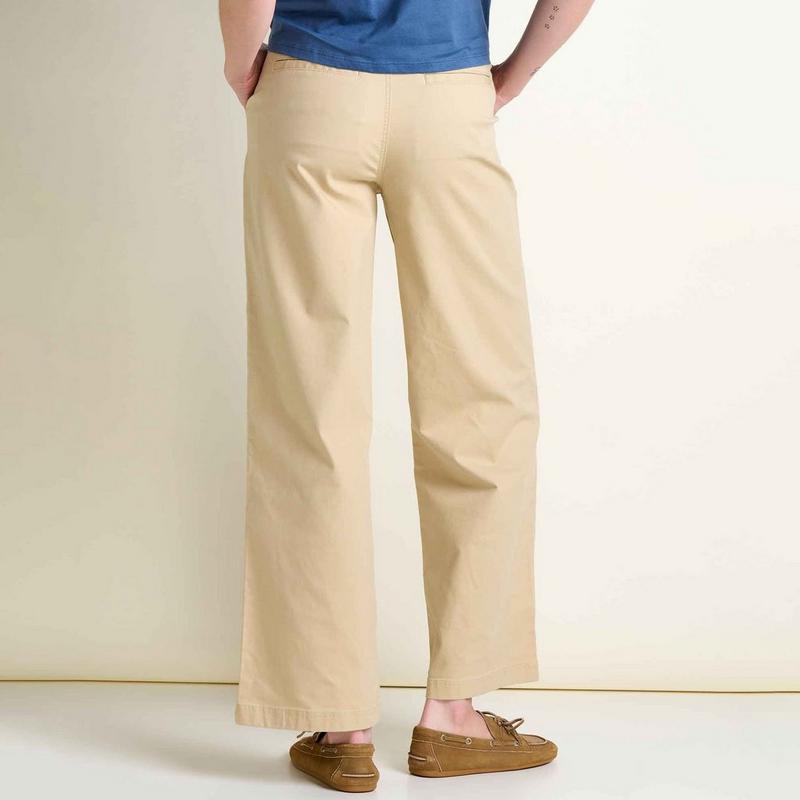 Toad&Co Women's Earthworks Wide Leg Chino Pant