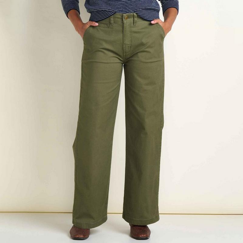 Toad&Co Women's Earthworks Wide Leg Chino Pant