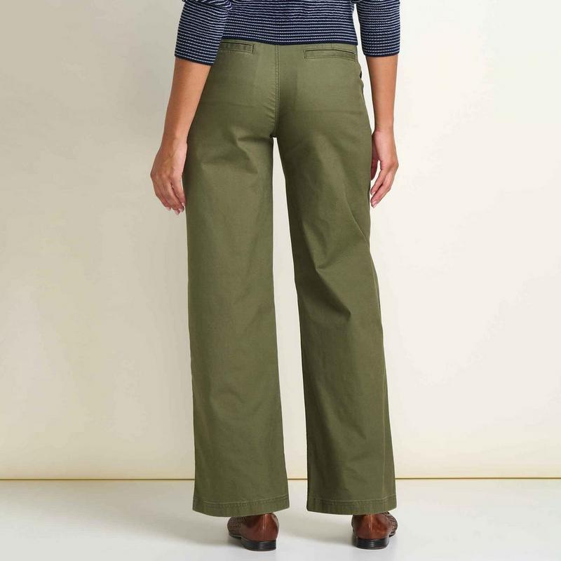 Toad&Co Women's Earthworks Wide Leg Chino Pant