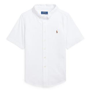 Polo Ralph Lauren Chemise &agrave; manches courtes Oxford en tricot pour gar&ccedil;ons juniors [8-20]