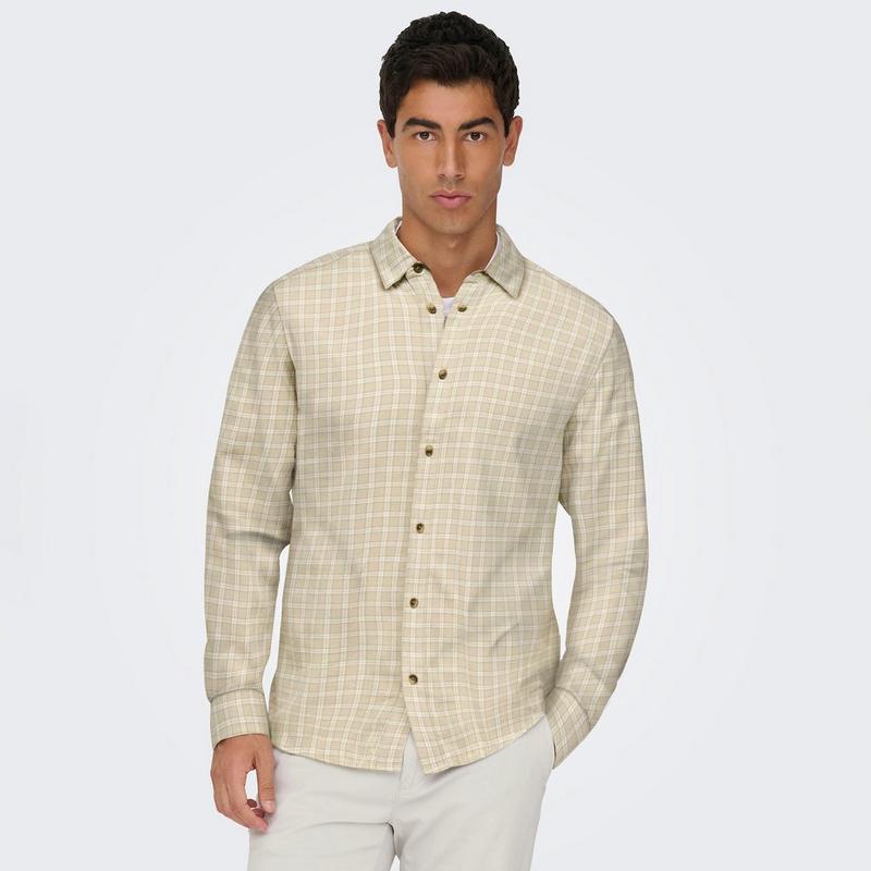 Only & Sons Chemise &agrave; carreaux Gudmund pour hommes