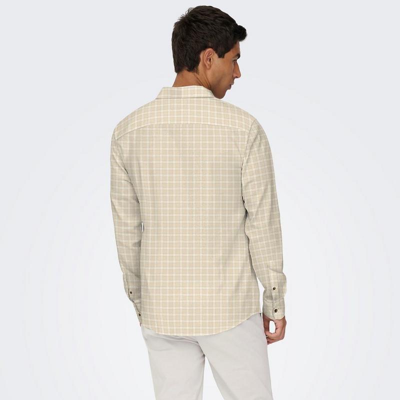 Only & Sons Chemise &agrave; carreaux Gudmund pour hommes